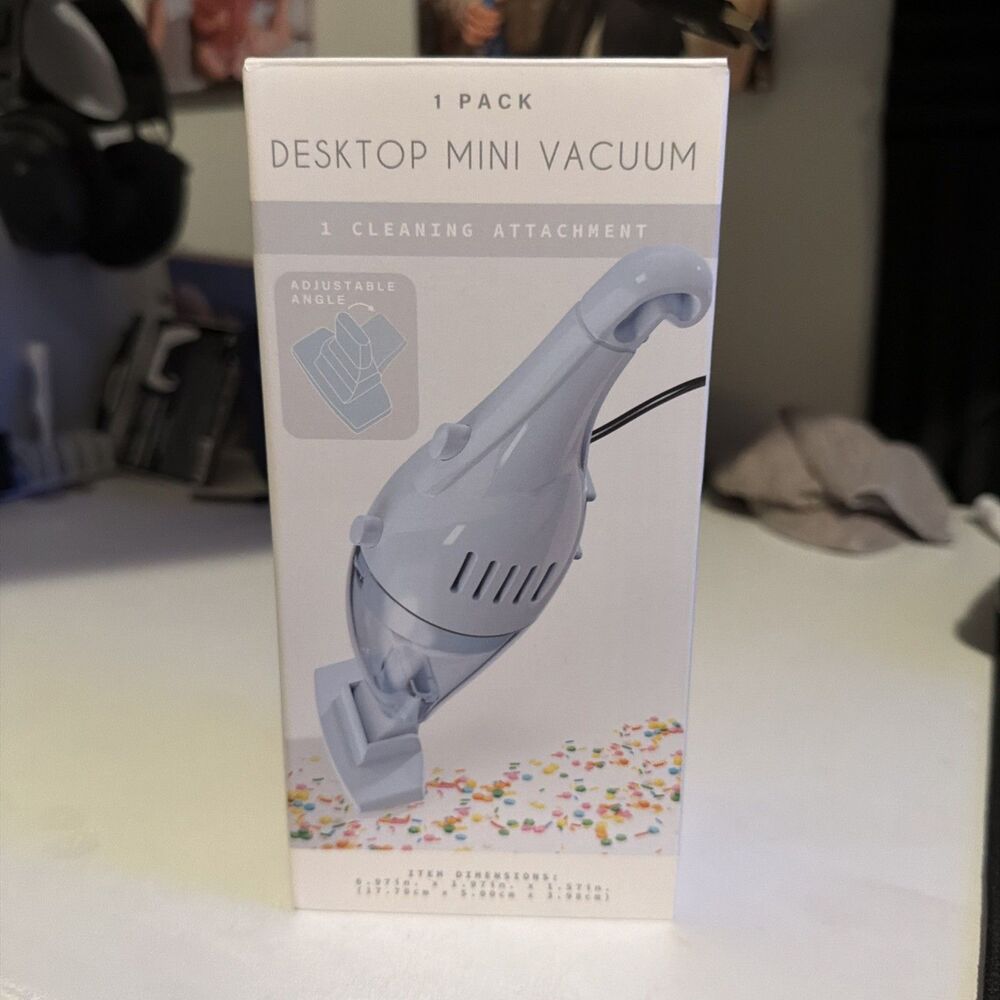 Lightweight Mini Vacuum with Strong Suction - Perfect for Keyboard, Desktop D...